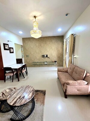 Living Room in 2 BHK Apartment at Acropolis Purple Nine Hills, Kondhwa – for Rent