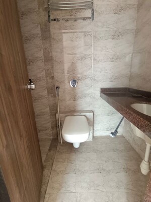 Bathroom in 2 BHK Apartment at Neel Sidhi Anexo, Ghansoli – for Rent