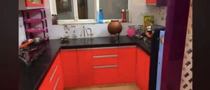 Kitchen in 3 BHK Apartment at Kunal Shivansh Residency, Vaishali Nagar – for Rent