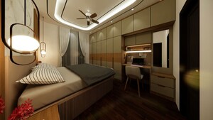 Bedroom in 2 BHK Apartment at Puravankara Purva Zenium, Hosahalli – for Rent