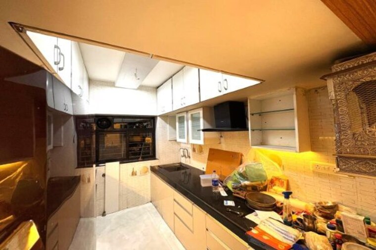 Kitchen, mantri-market 1 Bedroom 650 Sq.Ft. Apartment In Hadapsar Pune 10416934