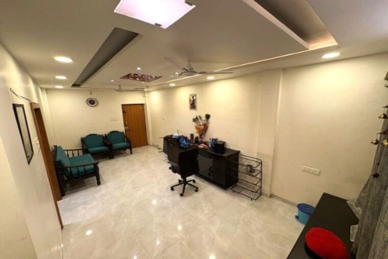 Living Room, mantri-market 1 Bedroom 650 Sq.Ft. Apartment In Hadapsar Pune 10416934