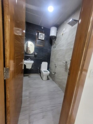 Bathroom in 2 BHK Builder Floor at AJS Heights, Indrapuram – for Rent