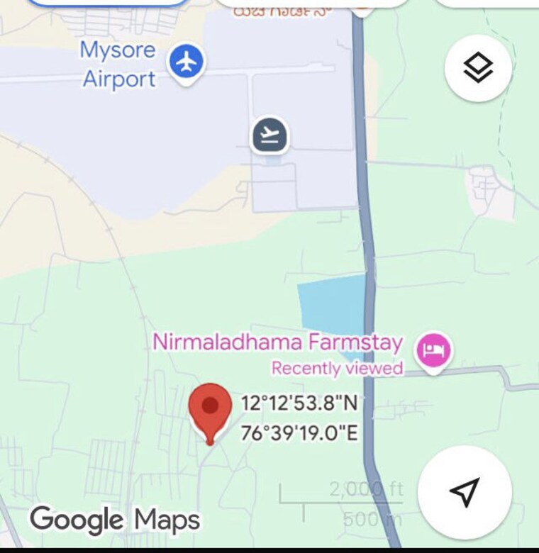 Map Location, jayapura  2324 Sq.Ft. Plot In Jayapura Mysore 10386490