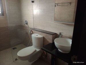 Bathroom in 2 BHK Apartment at Paranjape Blue Ridge, Hinjewadi – for Rent