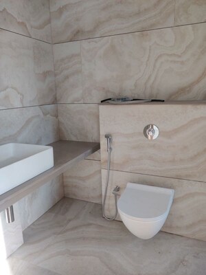 Bathroom in 3 BHK Apartment at Jhamtani Nandan Ace, Balewadi – for Rent