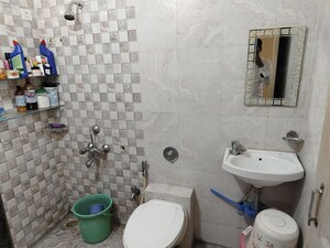 Bathroom in 1 BHK Apartment at Laxmi Park Phase 1 B Wing, Vartak Nagar – for Rent