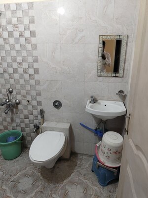 Bathroom in 1 BHK Apartment at Laxmi Park Phase 1 B Wing, Vartak Nagar – for Rent