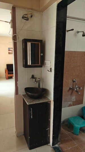 Bathroom in 2 BHK Apartment at Anshul Sara Phase 2, Baner – for Rent