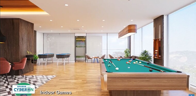 Swimming Pool, aparna-cyber-on 2.5 Bedroom 1494 Sq.Ft. Apartment In Osman Nagar Hyderabad 10417104