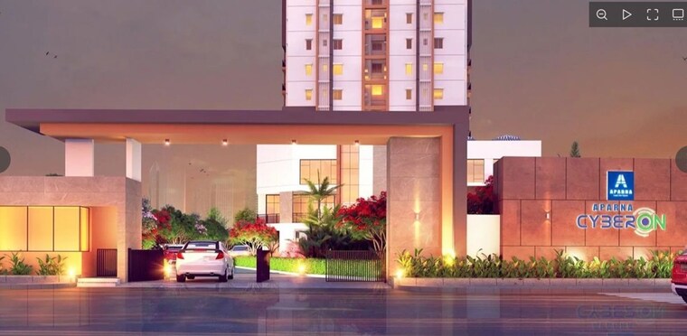 Exterior View, aparna-cyber-on 2.5 Bedroom 1494 Sq.Ft. Apartment In Osman Nagar Hyderabad 10417104