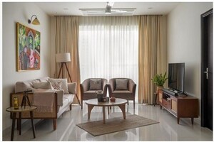 Living Room in 4 BHK Villa at Akshita Akreya, Shamirpet – for Sale