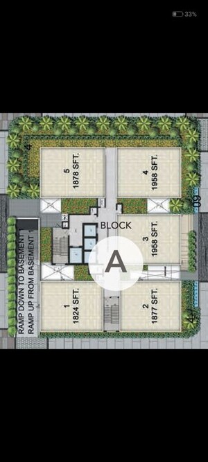 Floor Plan in 3 BHK Apartment at Candeur Crescent, Serilingampally – for Sale