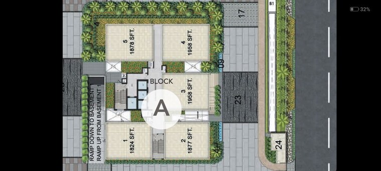 Master Plan, candeur-crescent 3 Bedroom 1958 Sq.Ft. Apartment In Serilingampally Hyderabad 10398608