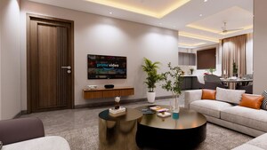 Living Room in 3 BHK Builder Floor at Raj One Good Earth, Sector 71 – for Sale