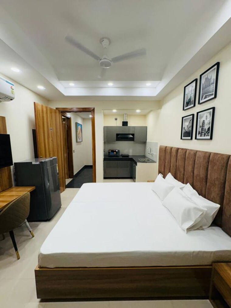 Bedroom, kanhai 1 RK 400 Sq.Ft. Builder Floor In Kanhai Gurgaon 10417153