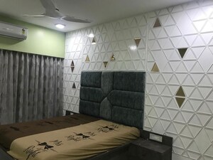 Bedroom in 3 BHK Apartment at Raheja Ridgewood, Goregaon East – for Rent