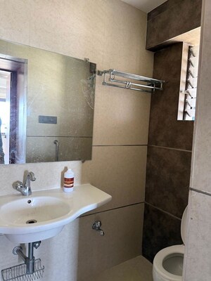 Bathroom in 3 BHK Apartment at Casablanca, Cuffe Parade – for Rent