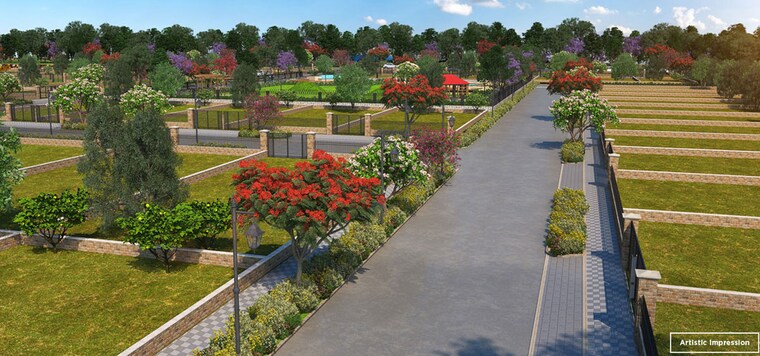 Garden, central-park-flower-valley 4 Bedroom 400 Sq.Yd. Builder Floor In Sohna Sector 33 Gurgaon 10417231