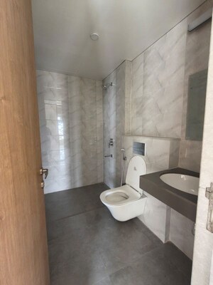 Bathroom in 2.5 BHK Apartment at Lodha Bellagio, Powai – for Rent