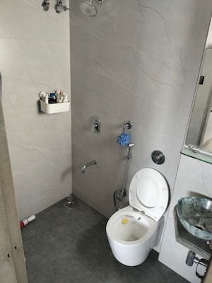 Attached Bathroom in 1 BHK Apartment at Rutu Estate, Brahmand – for Sale