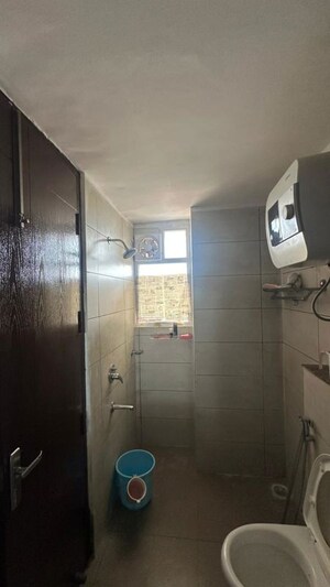 Bathroom in 3 BHK Apartment at Motia Citi Royal Business Park, Ambala Highway – for Rent