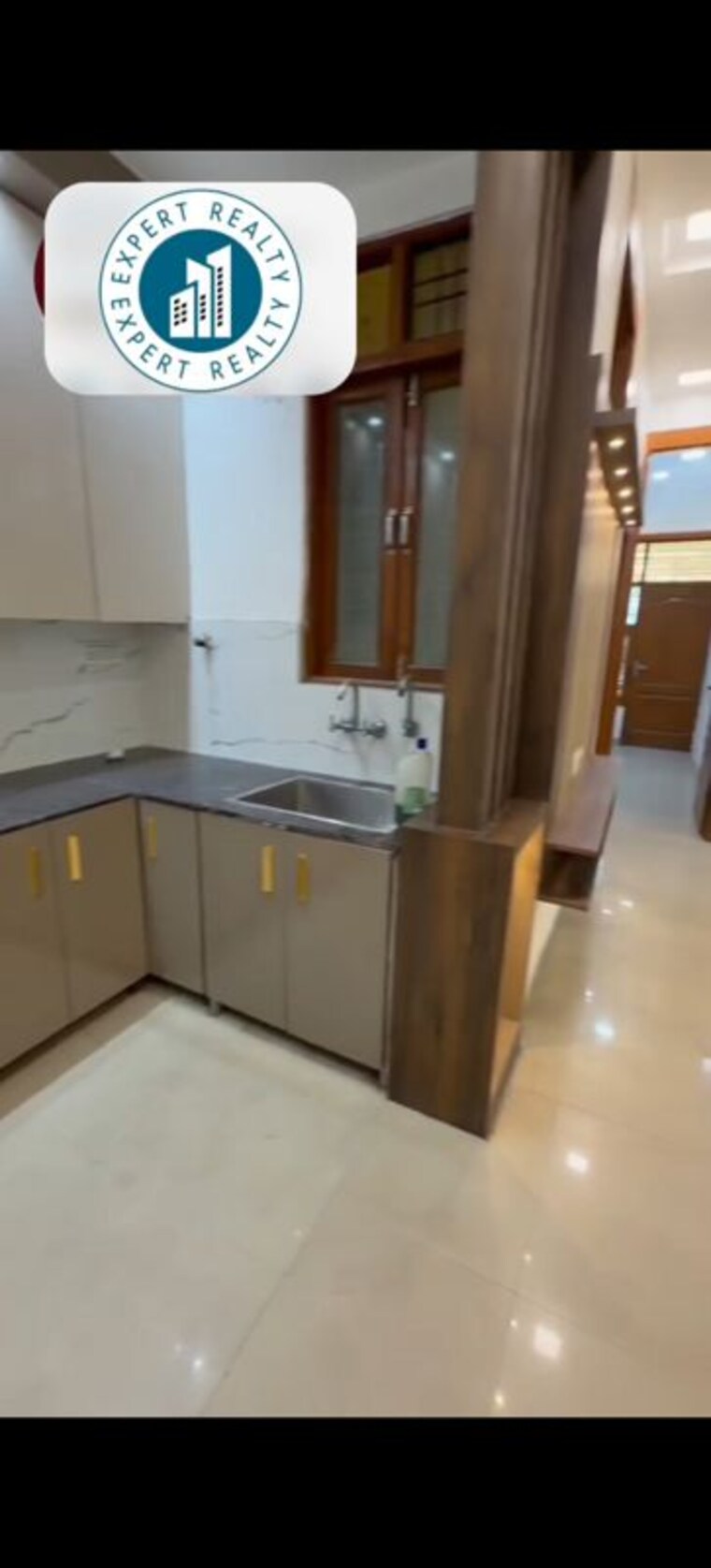 Kitchen, shakti khand 2 3 Bedroom 1300 Sq.Ft. Builder Floor In Shakti Khand 2 Ghaziabad 10417376