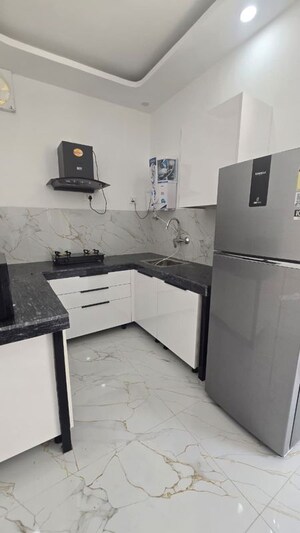 Kitchen in 1 BHK Builder Floor at Rajouri Garden – for Rent