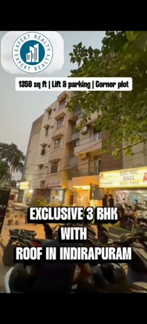 3 BHK Builder Floor – Exterior View View at Indirapuram Abhay Khand 4 - for Sale