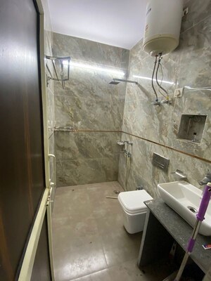 Bathroom in 1 BHK Builder Floor at West Patel Nagar – for Rent