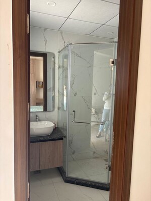 Bathroom in 3 BHK Apartment at Raj One Good Earth, Sector 71 – for Rent