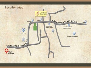 3 BHK Apartment – Map Location View at Kahilipara - for Sale