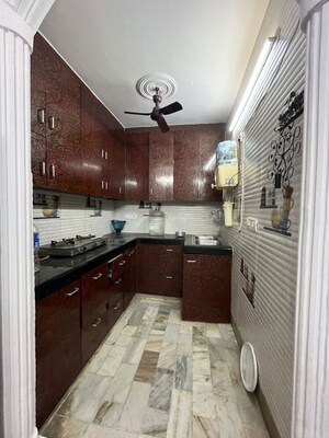 Kitchen in 2 BHK Builder Floor at West Patel Nagar – for Rent