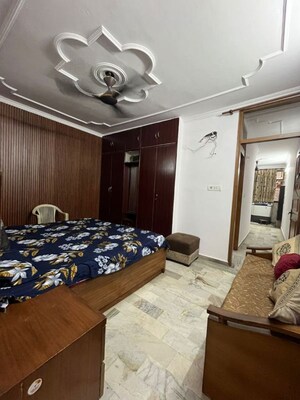Bedroom in 2 BHK Builder Floor at West Patel Nagar – for Rent