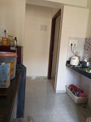 Kitchen in 1 BHK Apartment at Damji Shamji Mahavir Kalpavruksha Wing J Phase 2, Thane West – for Rent