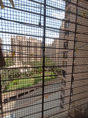 Balcony in 1 BHK Apartment at Damji Shamji Mahavir Kalpavruksha Wing J Phase 2, Thane West – for Rent