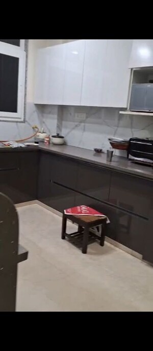 Kitchen in 3 BHK Builder Floor at Ansal Palam Triangle, Palam Vihar Extension – for Rent