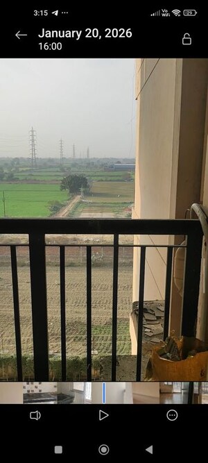 Balcony in 1 BHK Apartment at Raj Nagar Extension – for Sale