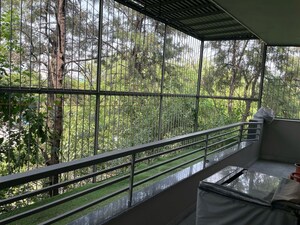 Balcony in 4 BHK Builder Floor at South City 2 – for Rent
