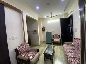 Living Room in 1 BHK Builder Floor at West Patel Nagar – for Rent