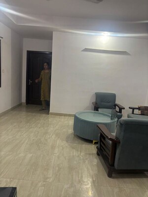 Living Room in 3 BHK Builder Floor at Safdarjung Enclave – for Rent