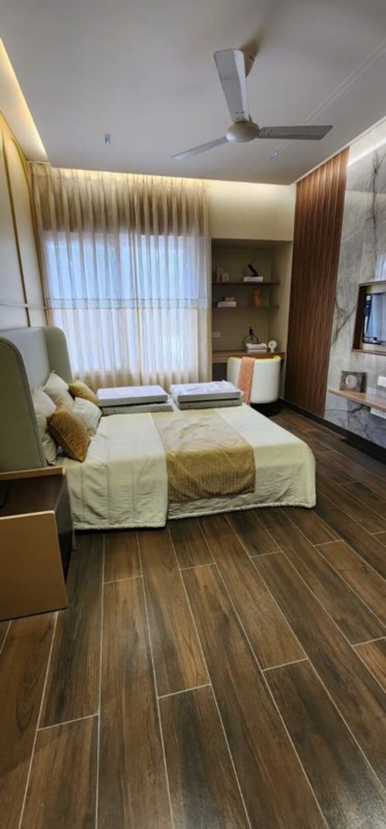 Bedroom, gujrat colony 3 Bedroom 1050 Sq.Ft. Apartment In Gujrat Colony Pune 10417610