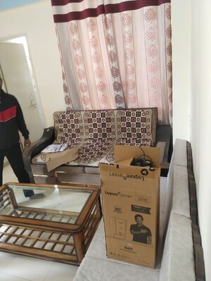 Living Room in 1 BHK Apartment at Auric City Homes, Sector 82 – for Rent