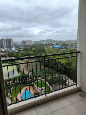 Balcony in 2 BHK Apartment at Rahul Downtown, Punawale – for Sale