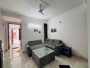 Living Room in 1 BHK Builder Floor at Freedom Fighters Enclave – for Rent