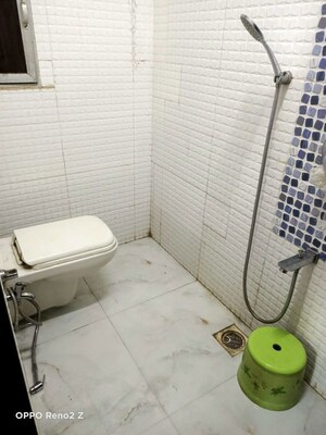 Bathroom in 2 BHK Apartment at Satellite Garden, Goregaon East – for Rent