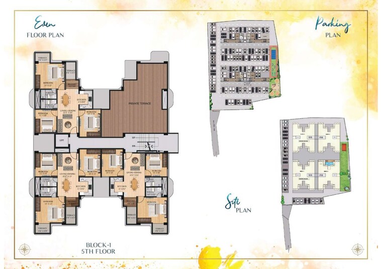 Master Plan, uday nagar 3 Bedroom 1255 Sq.Ft. Apartment In Uday Nagar Guwahati 10417912