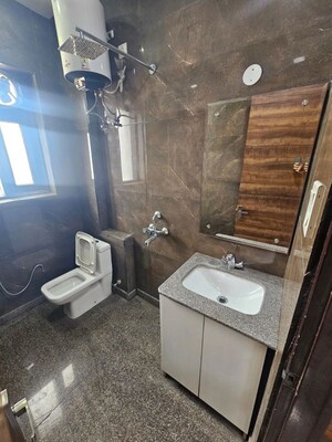 Bathroom in 2 BHK Builder Floor at Sushant Lok Iii – for Rent