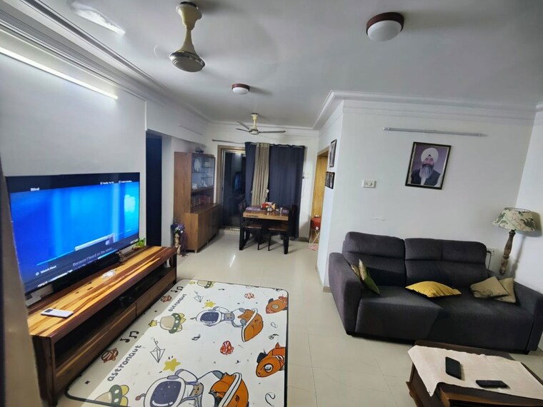 Living Room, regency-gardens 3 Bedroom 1500 Sq.Ft. Apartment In Kharghar Sector 6 Navi Mumbai 10417955