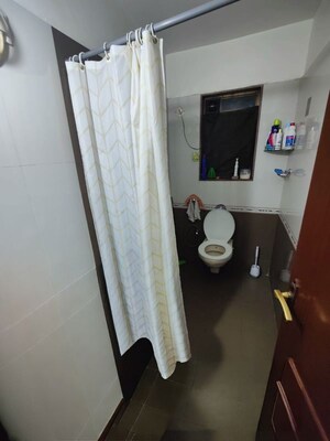 Bathroom in 3 BHK Apartment at Regency Gardens, Kharghar Sector 6 – for Rent